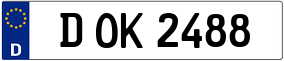 Truck License Plate